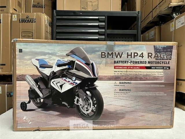 Licensed bmw hp4 race motor motorcycle red - afbeelding 2 van  6