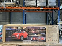 Licensed fiat 500 battery ride on car - pink - afbeelding 1 van  4