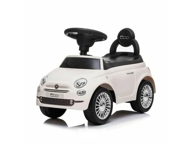 Licensed fiat 500 foot to floor ride on car - white - afbeelding 1 van  4