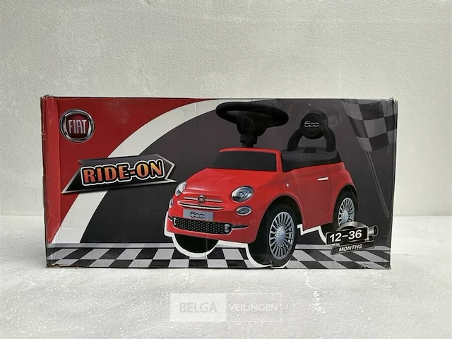 Licensed fiat 500 foot to floor ride on car pink - afbeelding 2 van  5