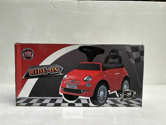 Licensed fiat 500 foot to floor ride on car pink - afbeelding 3 van  5