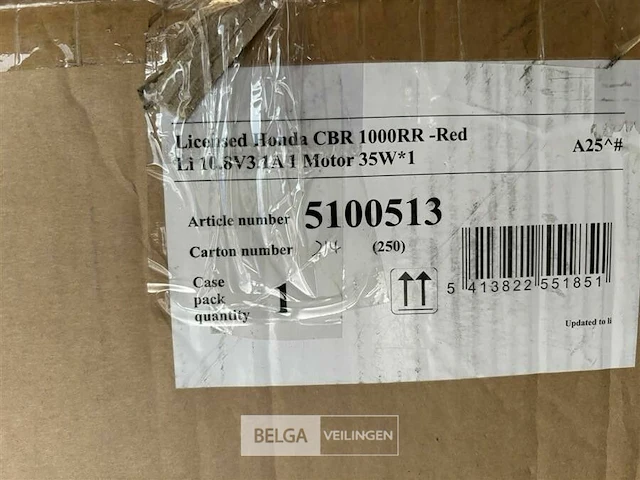 Licensed honda cbr 1000rr - red - afbeelding 4 van  4