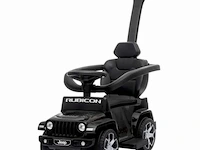 Licensed jeep wrangler foot to floor - black with push bar