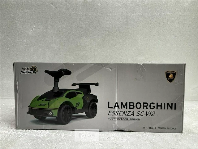 Licensed lamborghini 63 foot to floor car green - afbeelding 2 van  3