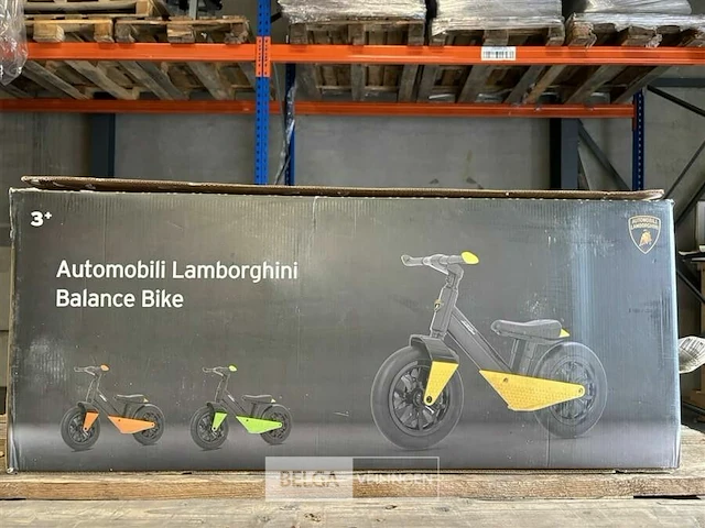 Licensed lamborghini balance bike large - yellow - afbeelding 3 van  4