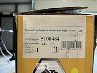 Licensed lamborghini balance bike large - yellow - afbeelding 4 van  4