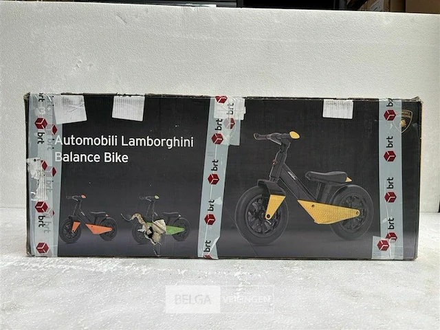 Licensed lamborghini balance bike large yellow - afbeelding 2 van  4