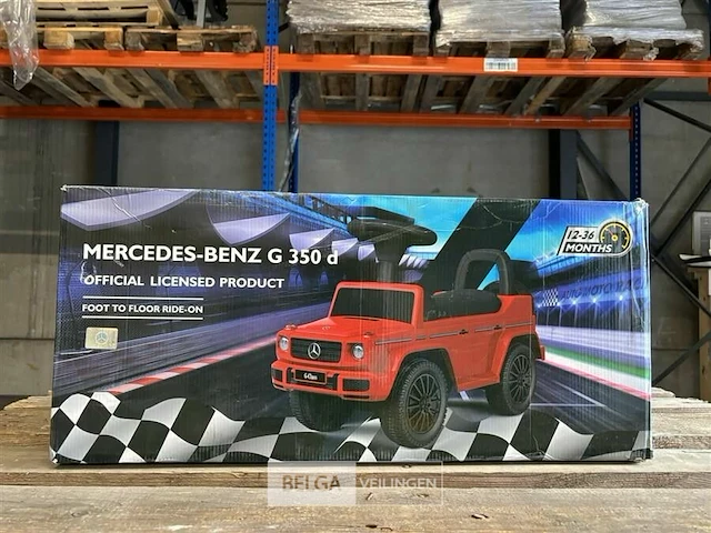 Licensed mercedes-benz g350d foot to floor - red - afbeelding 1 van  4