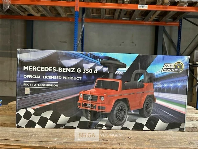 Licensed mercedes-benz g350d foot to floor - white - afbeelding 2 van  4