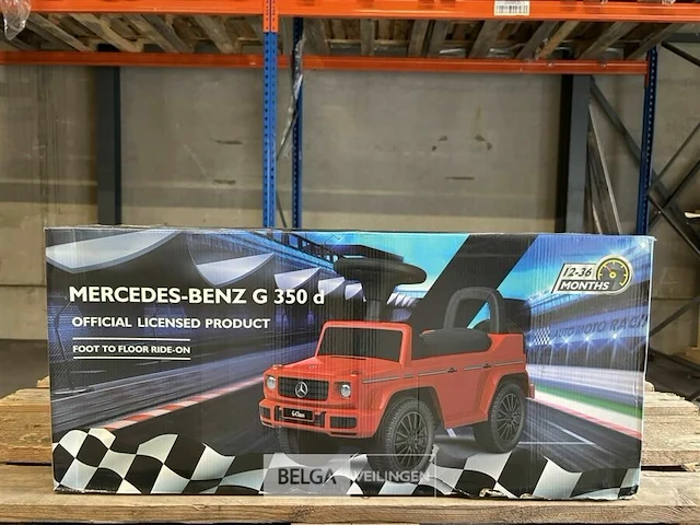 Licensed mercedes-benz g350d foot to floor - white - afbeelding 1 van  4