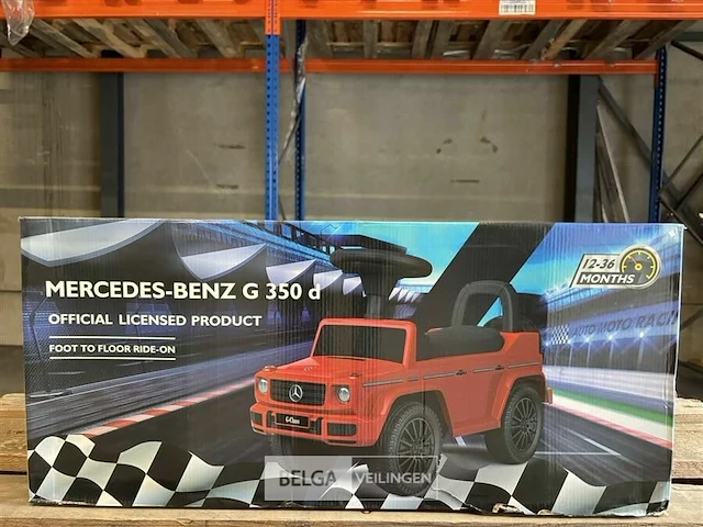 Licensed mercedes-benz g350d foot to floor - white - afbeelding 2 van  4