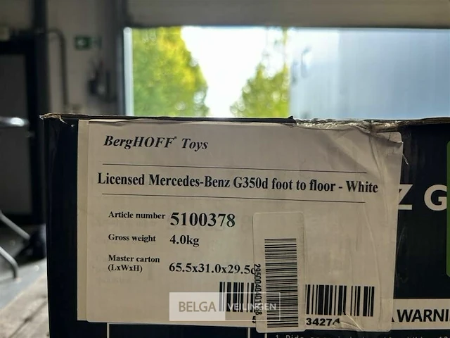 Licensed mercedes-benz g350d foot to floor - white - afbeelding 4 van  4