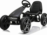 Licensed mercedes-benz pedal go kart black
