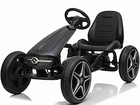 Licensed mercedes-benz pedal go kart black - afbeelding 1 van  5