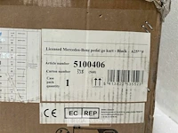 Licensed mercedes-benz pedal go kart black - afbeelding 4 van  4