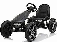 Licensed mercedes-benz pedal go kart black - afbeelding 1 van  3