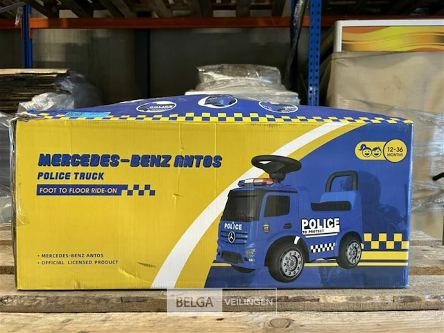 Licensed mercedes benz police foot to floor - afbeelding 2 van  4