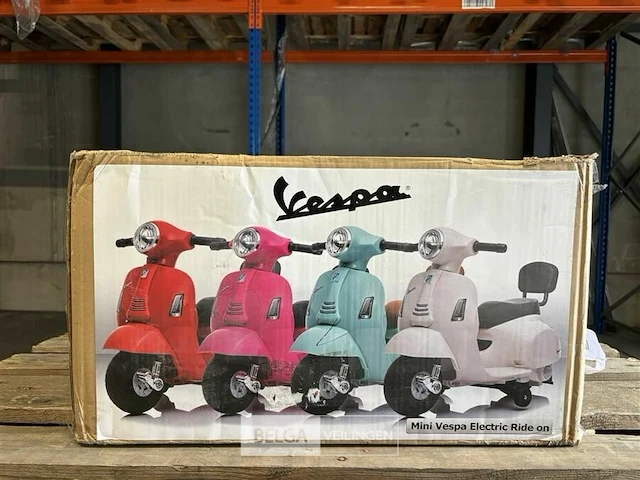 Licensed mini vespa ride on car - teal - afbeelding 3 van  4