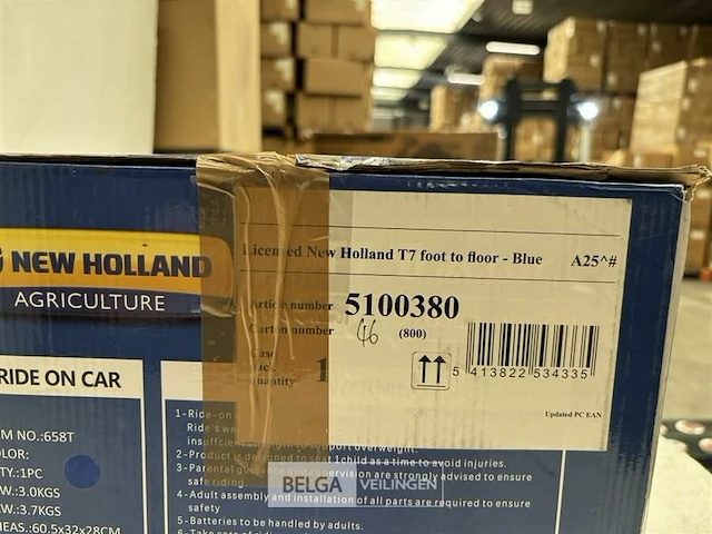 Licensed new holland t7 foot to floor blue - afbeelding 5 van  5
