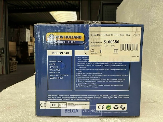 Licensed new holland t7 foot to floor blue - afbeelding 3 van  3