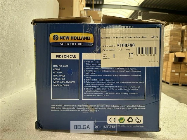 Licensed new holland t7 foot to floor blue - afbeelding 3 van  3