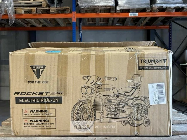 Licensed triumph rocket 3gt motorcycle - black - afbeelding 2 van  4