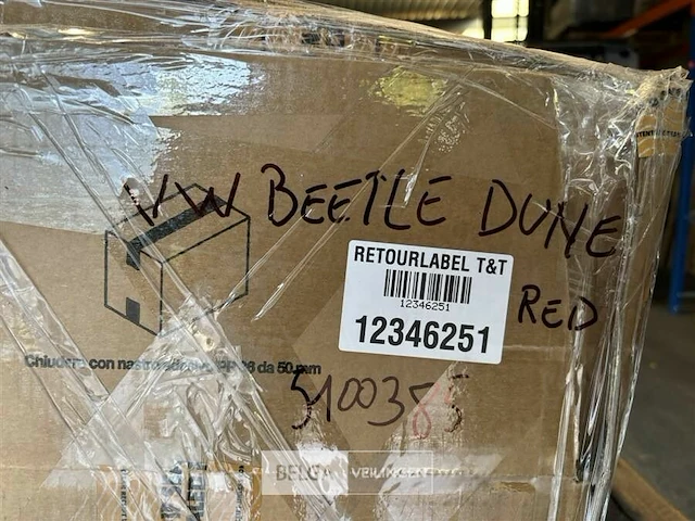 Licensed vw beetle dune red - afbeelding 3 van  3