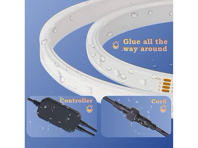 Lichaser rgb+ic 20m led-strip - afbeelding 2 van  4