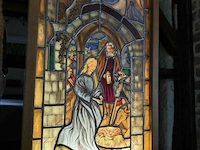 Lichtbak uit loodglas - afbeelding 1 van  3