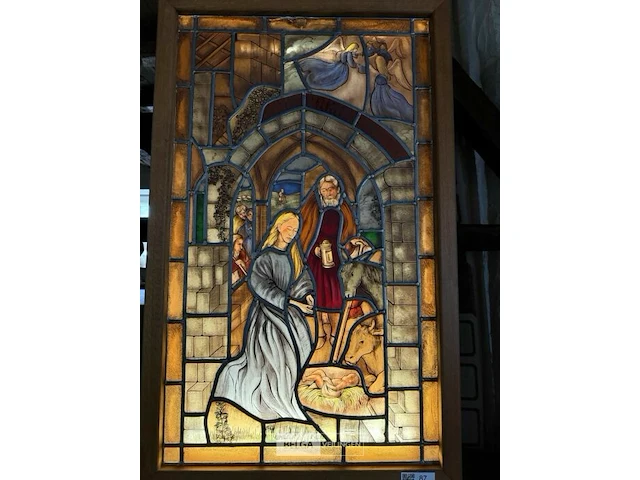 Lichtbak uit loodglas - afbeelding 2 van  3