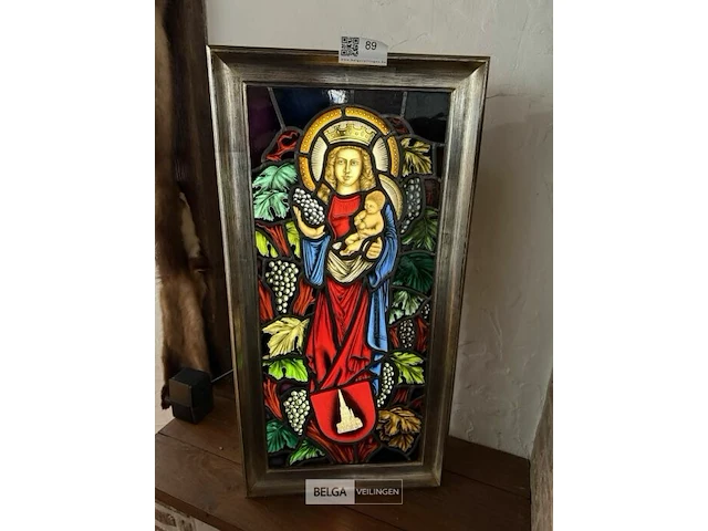 Lichtbak uit loodglas - afbeelding 1 van  3