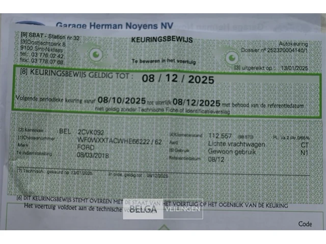 Lichte vracauto ford transis courier - afbeelding 4 van  22
