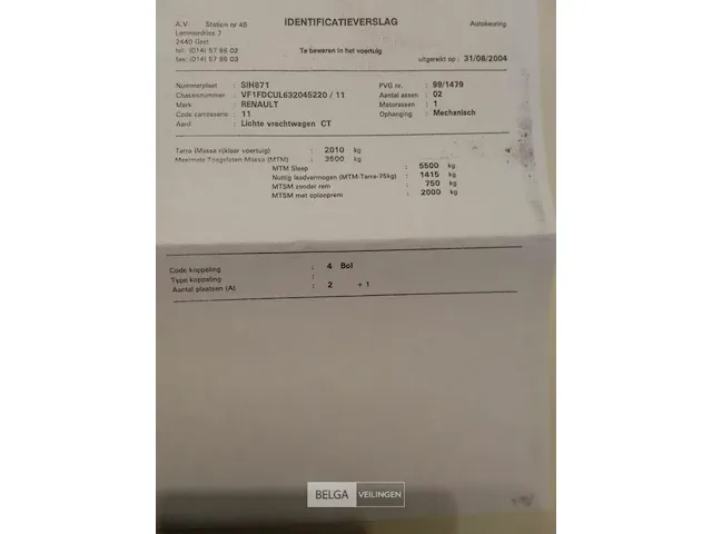 Lichte vracht renault ct ca. 137000 km - afbeelding 8 van  10