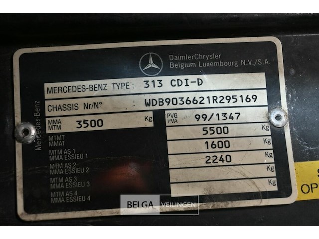 Lichte vrachtauto mercedes 313 cdi sprinter - afbeelding 10 van  28