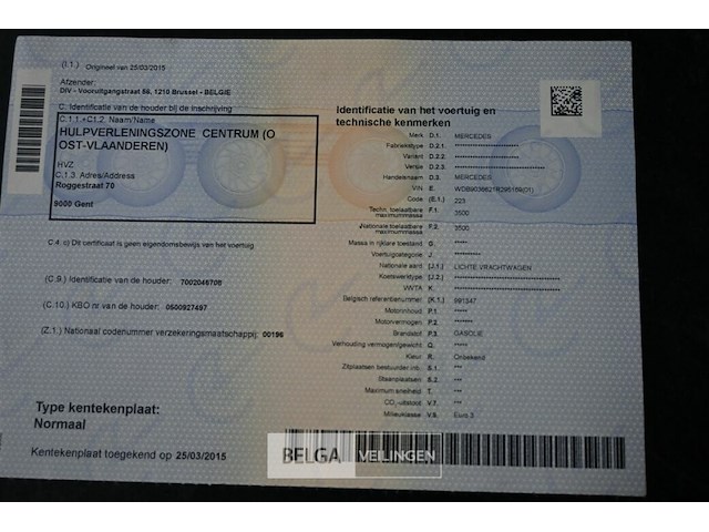 Lichte vrachtauto mercedes 313 cdi sprinter - afbeelding 15 van  28