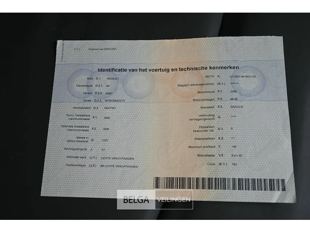 Lichte vrachtauto renault master - afbeelding 6 van  27