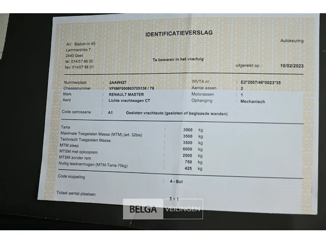 Lichte vrachtauto renault master - afbeelding 8 van  27