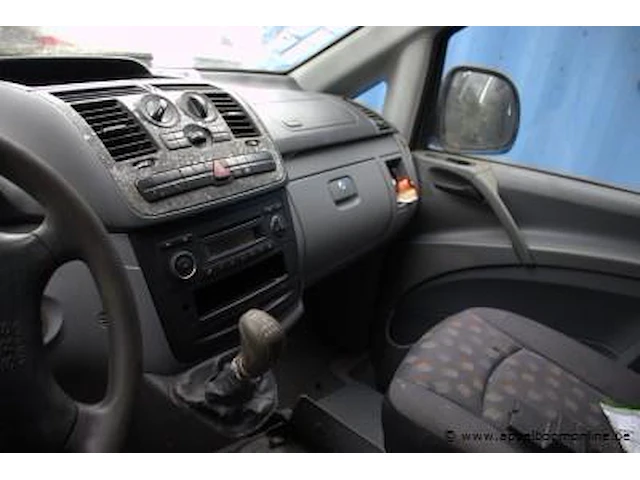 Lichte vrachtw. mercedes vito,diesel,2148cm³,70kw, 1e inschr 24/10/07,wdf63960313374785,km ng (laatste kmstand vlgs keuring dd 23/09/19: 265150),co²-uitstoot ng,eurong,kenteken i (ii ontbeekt),gelijkvormigheidsattest,keuring tot 23/9/20,1sleutel - afbeelding 7 van  20