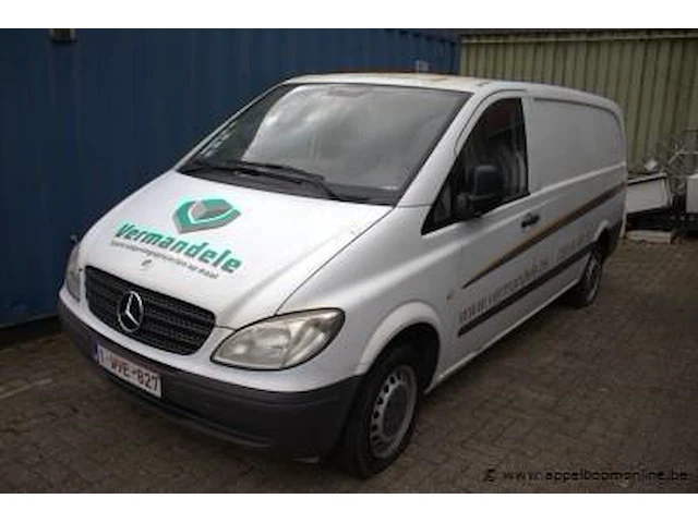 Lichte vrachtw. mercedes vito,diesel,2148cm³,70kw, 1e inschr 24/10/07,wdf63960313374785,km ng (laatste kmstand vlgs keuring dd 23/09/19: 265150),co²-uitstoot ng,eurong,kenteken i (ii ontbeekt),gelijkvormigheidsattest,keuring tot 23/9/20,1sleutel - afbeelding 1 van  20