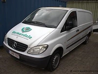 Lichte vrachtw. mercedes vito,diesel,2148cm³,70kw, 1e inschr 24/10/07,wdf63960313374785,km ng (laatste kmstand vlgs keuring dd 23/09/19: 265150),co²-uitstoot ng,eurong,kenteken i (ii ontbeekt),gelijkvormigheidsattest,keuring tot 23/9/20,1sleutel