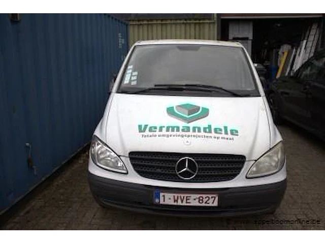 Lichte vrachtw. mercedes vito,diesel,2148cm³,70kw, 1e inschr 24/10/07,wdf63960313374785,km ng (laatste kmstand vlgs keuring dd 23/09/19: 265150),co²-uitstoot ng,eurong,kenteken i (ii ontbeekt),gelijkvormigheidsattest,keuring tot 23/9/20,1sleutel - afbeelding 12 van  20