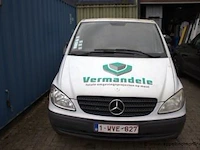 Lichte vrachtw. mercedes vito,diesel,2148cm³,70kw, 1e inschr 24/10/07,wdf63960313374785,km ng (laatste kmstand vlgs keuring dd 23/09/19: 265150),co²-uitstoot ng,eurong,kenteken i (ii ontbeekt),gelijkvormigheidsattest,keuring tot 23/9/20,1sleutel - afbeelding 12 van  20
