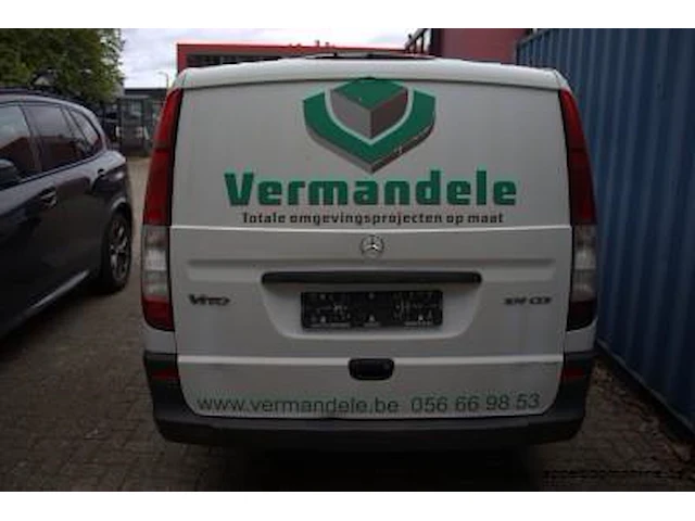 Lichte vrachtw. mercedes vito,diesel,2148cm³,70kw, 1e inschr 24/10/07,wdf63960313374785,km ng (laatste kmstand vlgs keuring dd 23/09/19: 265150),co²-uitstoot ng,eurong,kenteken i (ii ontbeekt),gelijkvormigheidsattest,keuring tot 23/9/20,1sleutel - afbeelding 16 van  20