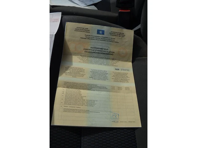 Lichte vrachtwagen citroen jumper met dubbele cabine en open laadbak, type: y, variant: ydumg, versie: ydumgc/dyl, chassisnummer: vf7ydumgc12309149, bouwjaar: 13/11/2012 met sleutel en boorddocumenten, werking onbekend - afbeelding 18 van  34