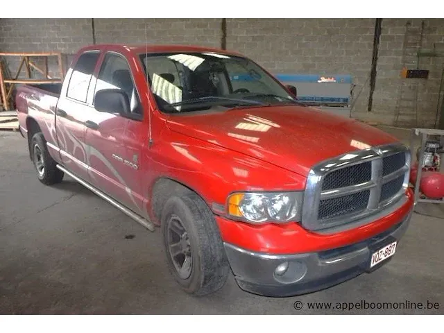 Lichte vrachtwagen dodge ram 1500,benzine, 5700cm³, 250kw,1ste inschr 26/01/2004, 1d7ha18d04s604550, 81336km, co²-*uitstoot ng, euro ng, kenteken, zonder gelijkvormigheidsattest, keuring tot 03/09/24, 1sleutel - afbeelding 1 van  14