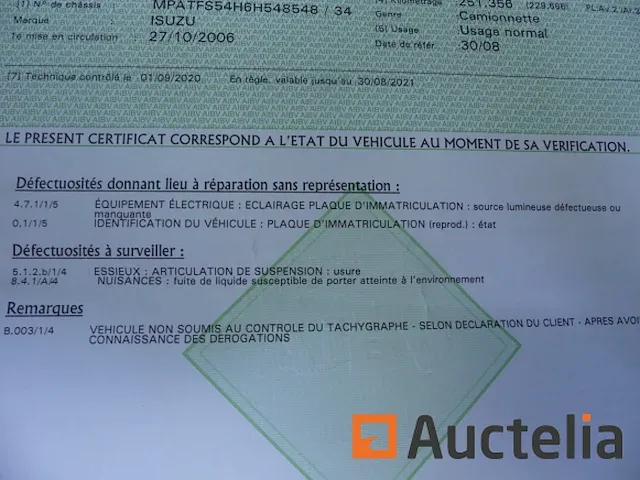 Lichte vrachtwagen dubbele cabine isuzu rodeo 2.5 4wd (2006-251.356 km) - afbeelding 13 van  31