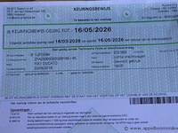 Lichte vrachtwagen fiat ducato, datum 1ste inschrijving 23/4/2018, chassisnummer zfa250000002g89164, 215026km, euro 6b, co2 165, kenteken i+ii, gelijkvormigheidssattest - afbeelding 13 van  13