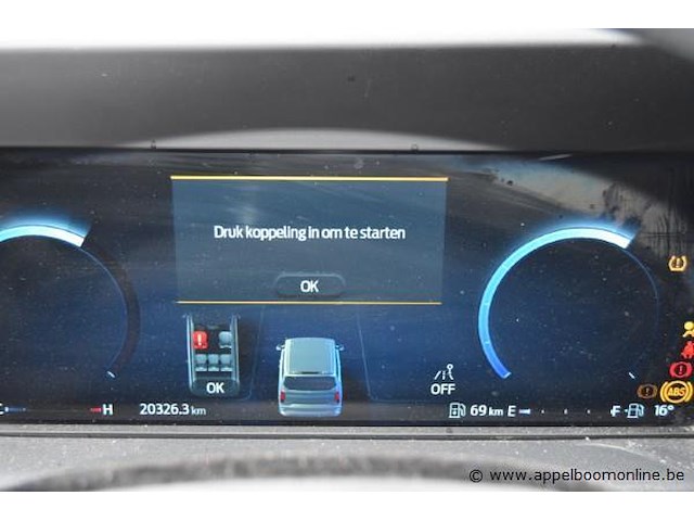 Lichte vrachtwagen ford, transit custom, datum eerste insch 18/02/2025, wf0sxxta4srt38286, 1996cm³, 110kw, euro 6e, diesel, kilometerstand 20326 - afbeelding 2 van  12