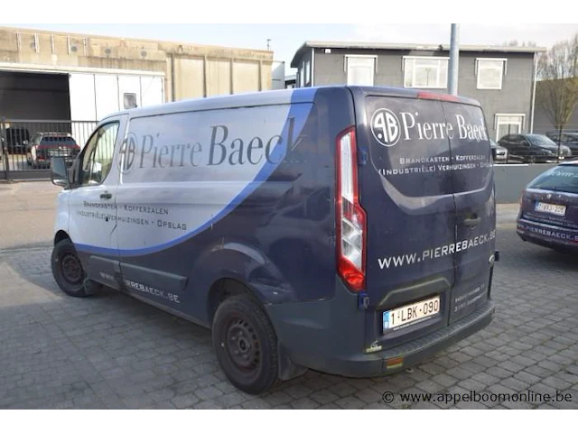 Lichte vrachtwagen ford transit custom,diesel,2198cm,74kw,1e inschr 11/08/15,wf0yxxttgyfy07568, 265703km,co²-uitstoot 186g/km, euro5b,kenteken i (ii ontbreekt), gelijkvormigheidsattest,keuring tot 12/8/24, 2sleutels - afbeelding 14 van  17