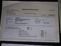 Lichte vrachtwagen ford transit, datum 1ste inschrijving 13/6/2016, chassisnummer wf0dxxttgdgb56315, km-stand 39.050 - afbeelding 10 van  20